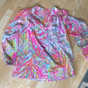 Lilly Pulitzer Elsa Silk Top